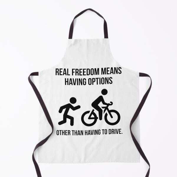 Item preview, Real freedom means having options other than having to drive.  designed and sold by Rachel the Artist .