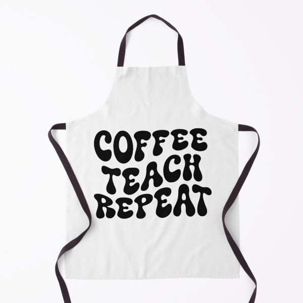 Item preview, Coffee Teach Repeat Quote designed and sold by MagnoliaLake.