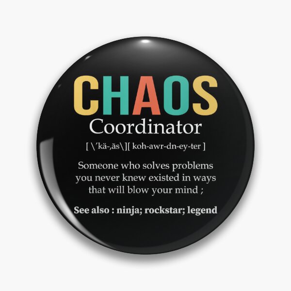 Item preview, Chaos Coordinator Teacher Coworker Boss Appreciation Funny designed and sold by AndersonLFernan.