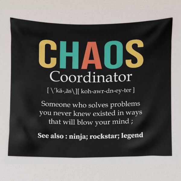 Item preview, Chaos Coordinator Teacher Coworker Boss Appreciation Funny designed and sold by AndersonLFernan.