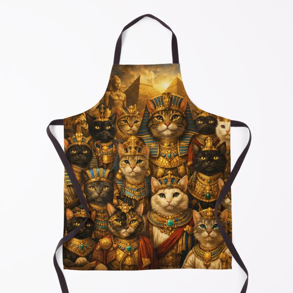Item preview, Egyptian Pharaoh Cats Fantasy Art designed and sold by Aramdesing.