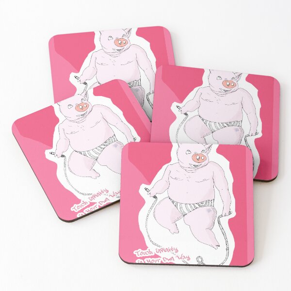 Item preview, Touch Infinity In Your Own Way (drawing by ACCI) Pig Jumping Rope designed and sold by VanyssaGraphics.