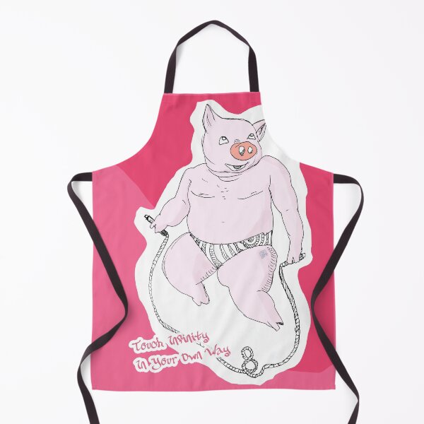 Item preview, Touch Infinity In Your Own Way (drawing by ACCI) Pig Jumping Rope designed and sold by VanyssaGraphics.