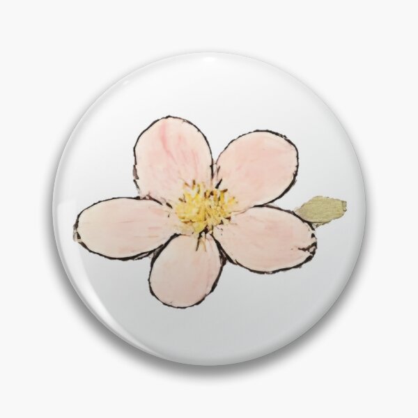 Item preview, simple pink flower doodle designed and sold by mysticalkiss.