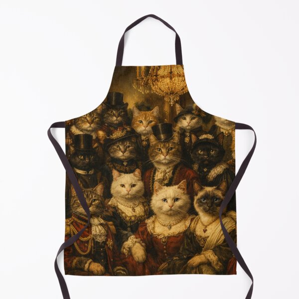 Item preview, Victorian Cats Royal Portrait Art designed and sold by Aramdesing.