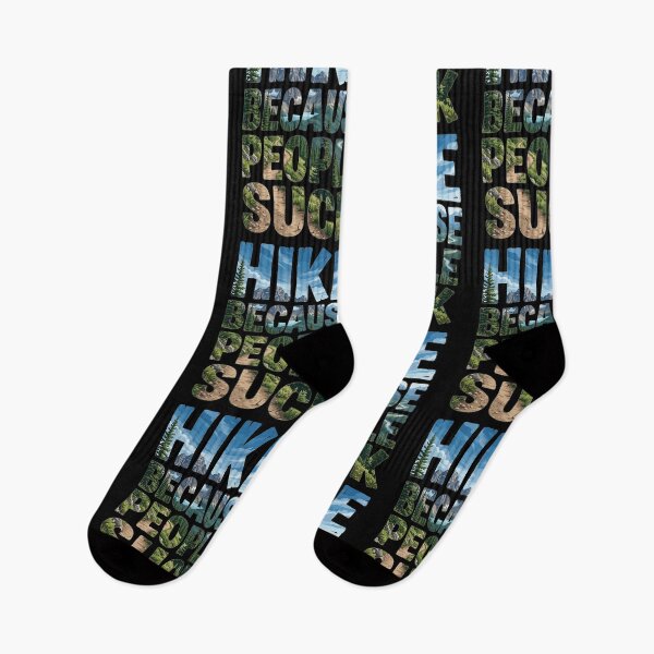 Item preview, Hike Because People Suck Mountain Nature Trail designed and sold by d247.