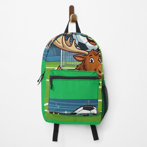 Item preview, Funny Soccer Moose with Cool Football Character designed and sold by NadinGerasi.