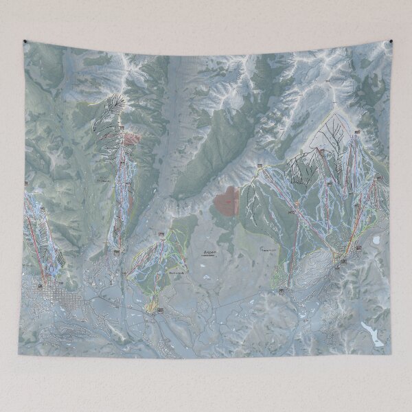 Item preview, Aspen Snowmass Resorts Trail Map designed and sold by Mapsynergy.