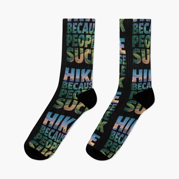 Item preview, Hike Because People Suck Funny Outdoors Explorer designed and sold by d247.