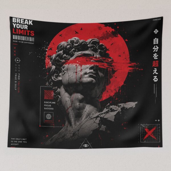 Item preview, Dark aesthetics and futuristic energy with this original cyberpunk-inspired artwork designed and sold by Tanu Biswas.