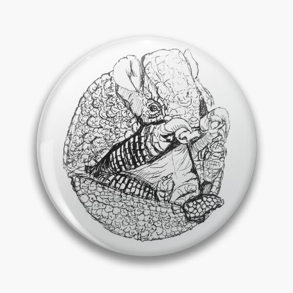 Item preview, Three Banded Armadillo Ink and Pen designed and sold by WackyWhimsy.