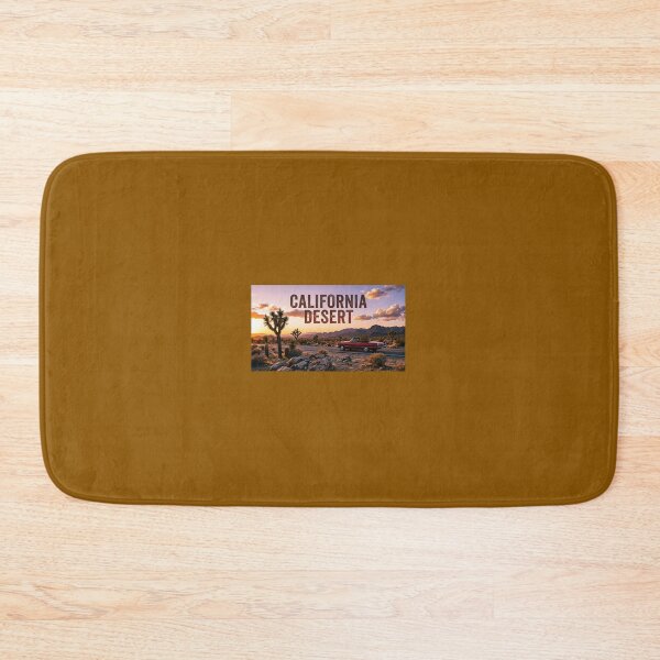 Item preview, *California Desert Sunset Classic Car Joshua Tree Road Trip*  *Mojave Desert Vintage Convertible Joshua Tree Sunset Desig  California Desert Road Trip Joshua Tree National Park Art* designed and sold by Petringo.