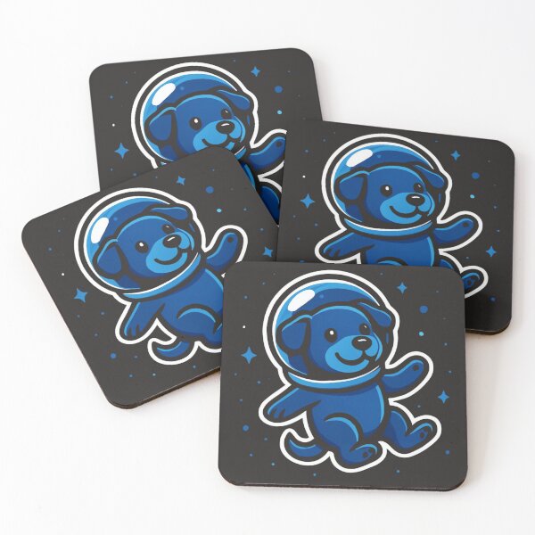 Item preview, Cute Space Dog Astronaut | Kawaii Galaxy Art designed and sold by Noxivora.