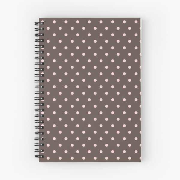 Item preview, brown with pink polka dots designed and sold by BloomoraCo.