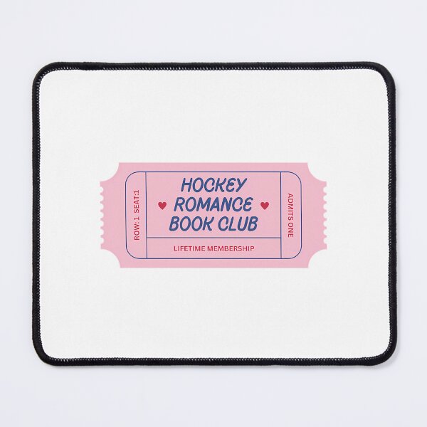 Item preview, Hockey Romance Book Club Ticket - Pink And Blue designed and sold by salmaishopo.