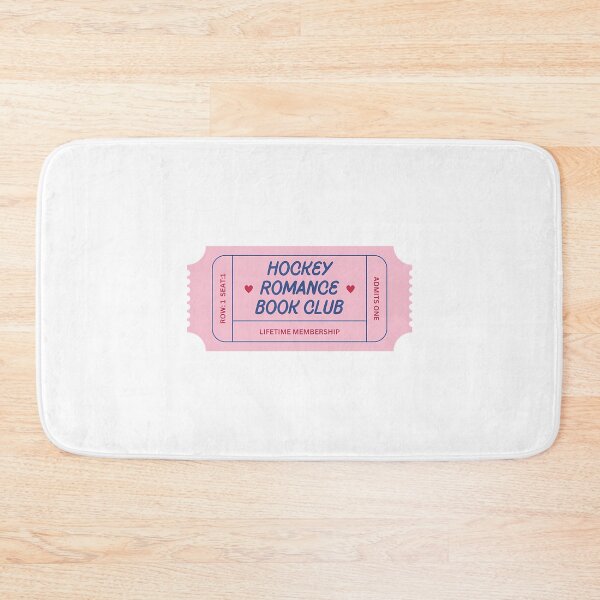 Item preview, Hockey Romance Book Club Ticket - Pink And Blue designed and sold by salmaishopo.