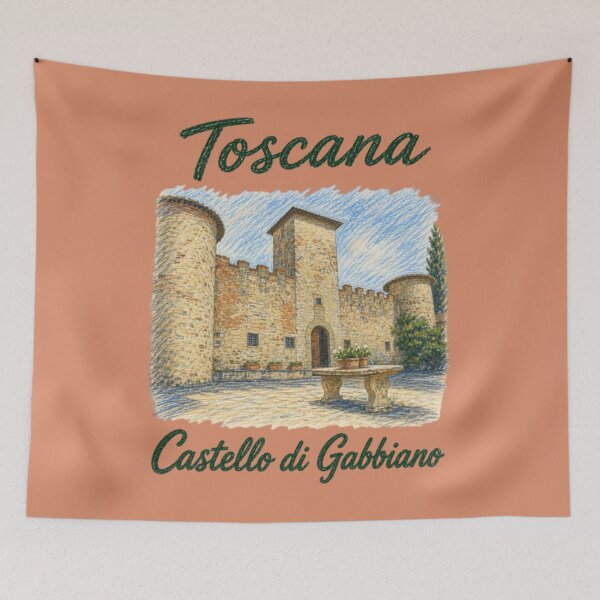 Item preview, Toscana – Castello di Gabbiano – Tuscan medieval castle designed and sold by JOANNASKAH.