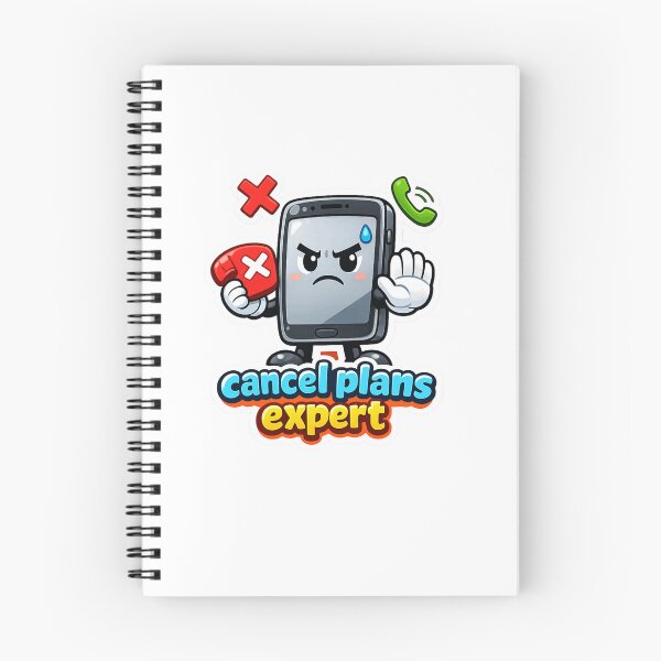 Item preview, Cancel Plans Expert Sticker | Funny Introvert designed and sold by CutePlix.
