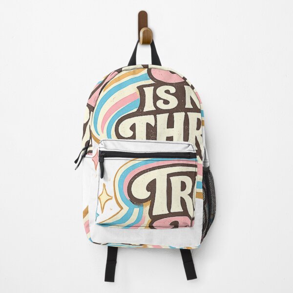 Item preview, Trans Joy Is Not A Threat Retro Groovy Transgender Pride  designed and sold by RedVista.
