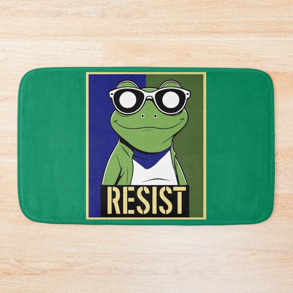 Item preview, Resist Portland Frog | Symbol of Resistance and Strength designed and sold by ArtsyExplorer.