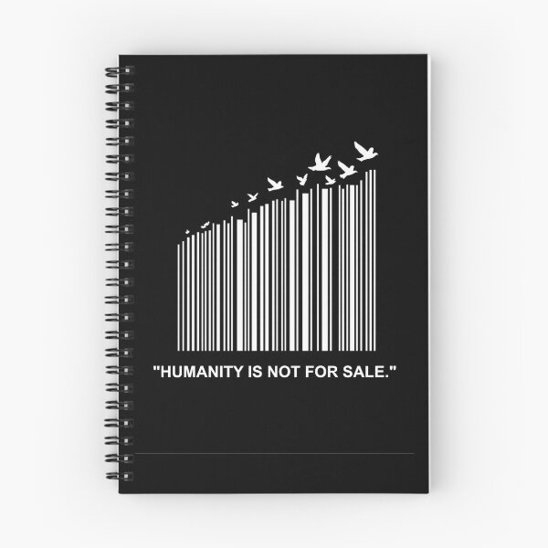 Item preview, Barcode Birds - Humanity Is Not For Sale designed and sold by PickleThings99.