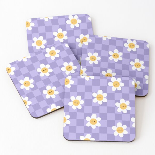 Item preview, Cute Daisy Pattern on Purple Checkered Case designed and sold by aSLOvelas.