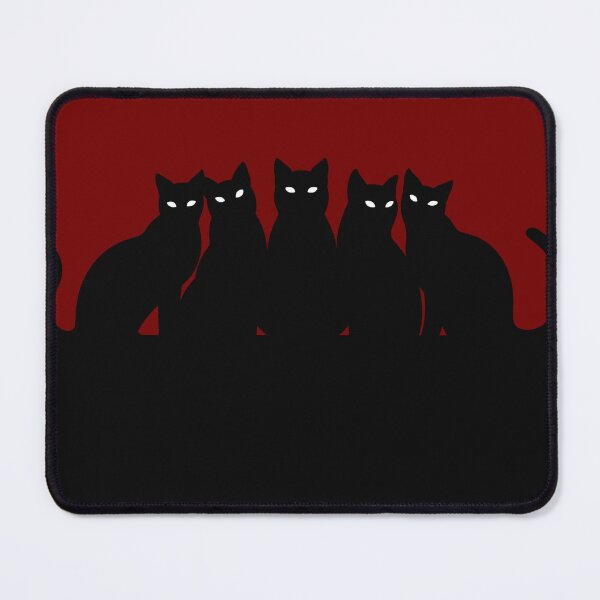 Item preview, Silhouette of Cats with Bright Eyes designed and sold by IYDA-Art.