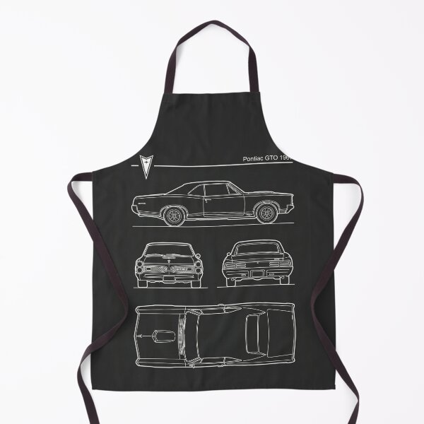 Item preview, 1967 Pontiac GTO Blueprint Vintage Muscle Car Outline designed and sold by Motorline44.