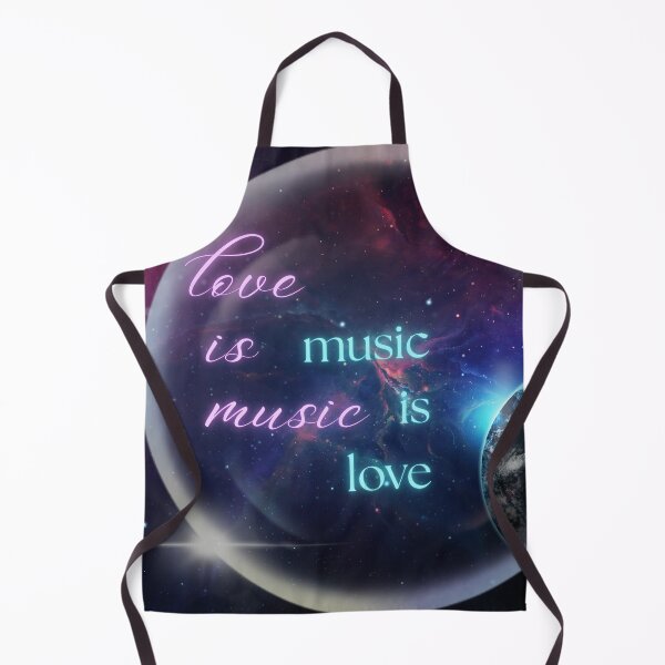 Item preview, Love Is Music Music Is Love designed and sold by BrightrDayMusicArt.
