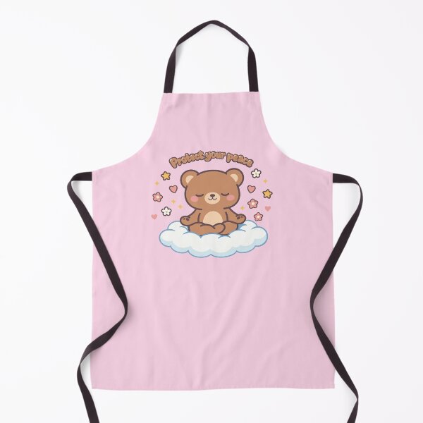 Item preview, Protect Your Peace Bear Sticker | Self Care Aesthetic | Cute Meditating Bear designed and sold by Kutiefy-shop.