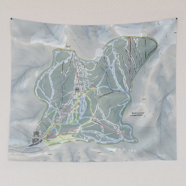 Item preview, Red Lodge Resort Trail Map designed and sold by Mapsynergy.
