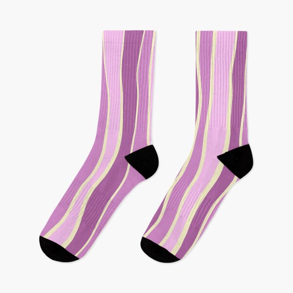 Item preview, Imperfect stripe - pink & purple  designed and sold by Pattern Pie.