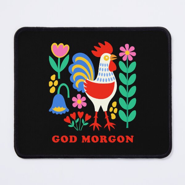 Item preview, Scandi Folk Art Rooster God Morgon Chicken Farm designed and sold by AntiqueImages.