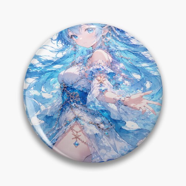 Item preview, Ocean Spirit Anime Girl – Magical Water Fantasy Aesthetic designed and sold by UnknownFrame.