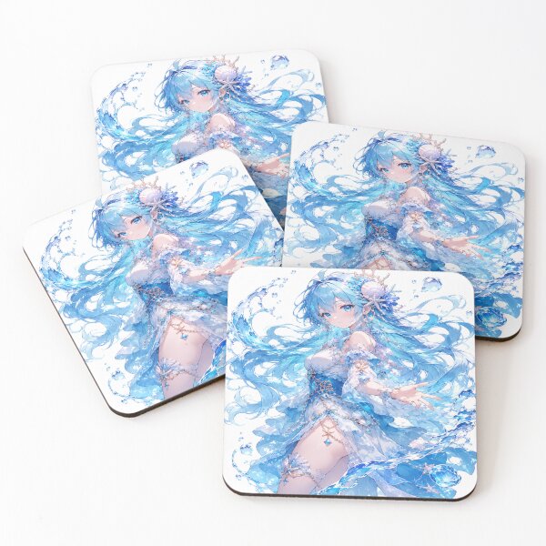 Item preview, Ocean Spirit Anime Girl – Magical Water Fantasy Aesthetic designed and sold by UnknownFrame.