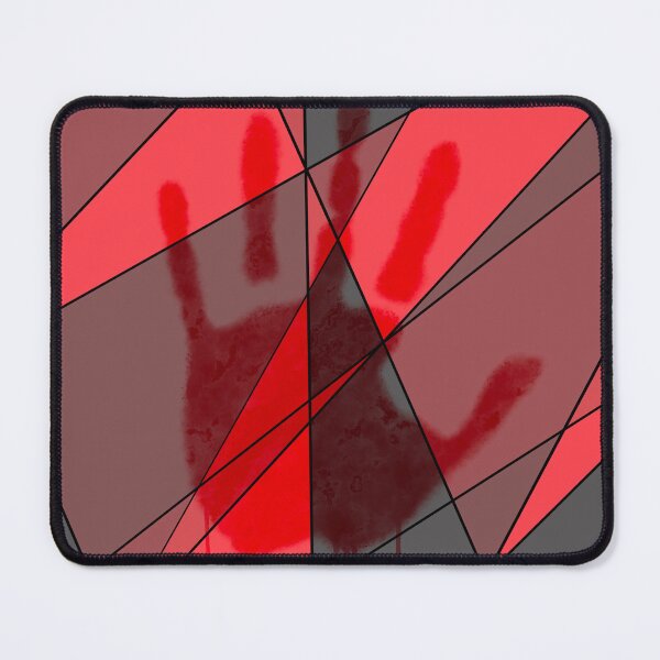 Item preview, Bloody Handprint on Stained Glass designed and sold by IYDA-Art.