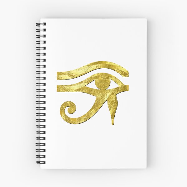 Item preview, Metallic Gold Eye of Horus Egyptian Protection Symbol designed and sold by FlatInkStudio.
