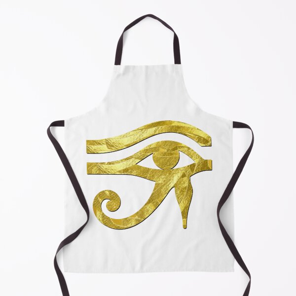 Item preview, Metallic Gold Eye of Horus Egyptian Protection Symbol designed and sold by FlatInkStudio.