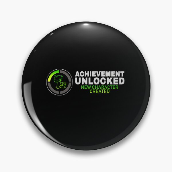 Item preview, Achievement Unlocked New Character Created Father's Day Gift for Gamer Dad designed and sold by Say It With Ink.