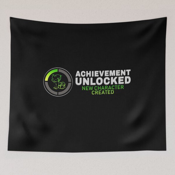 Item preview, Achievement Unlocked New Character Created Father's Day Gift for Gamer Dad designed and sold by Say It With Ink.