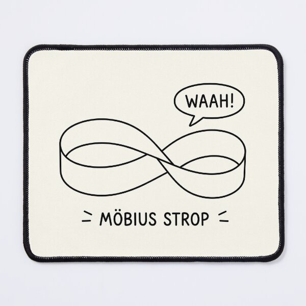 Item preview, Mobius Strop Funny British Slang Math Pun Physics Joke designed and sold by eldram.