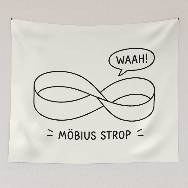 Item preview, Mobius Strop Funny British Slang Math Pun Physics Joke designed and sold by eldram.