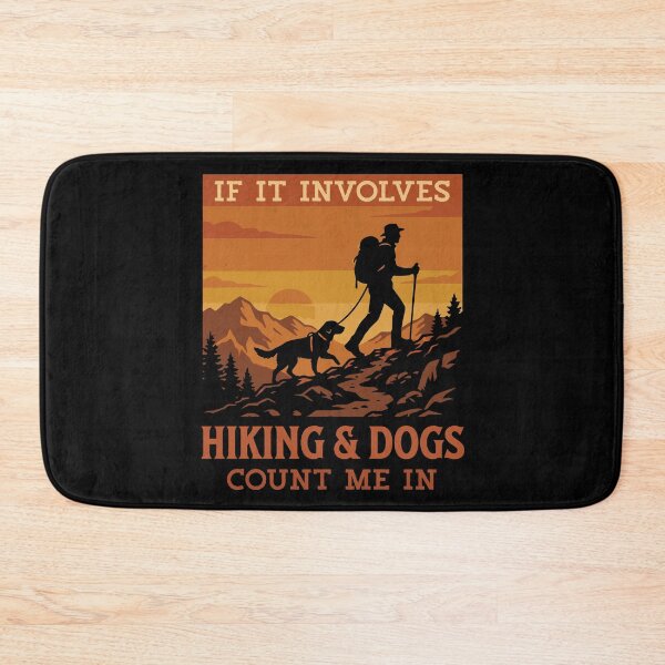 Item preview, Hiking Dogs Count Me In Mountain Hiker Dog Lover designed and sold by d247.