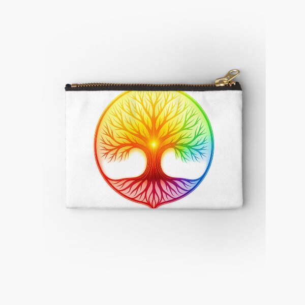 Item preview, Neon Tree of Life – Chakra Energy Balance Cosmic Glow Circle  designed and sold by Authentic Kaleidoscope.
