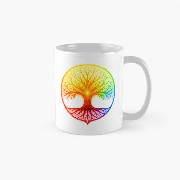 Item preview, Neon Tree of Life – Chakra Energy Balance Cosmic Glow Circle  designed and sold by Authentic Kaleidoscope.