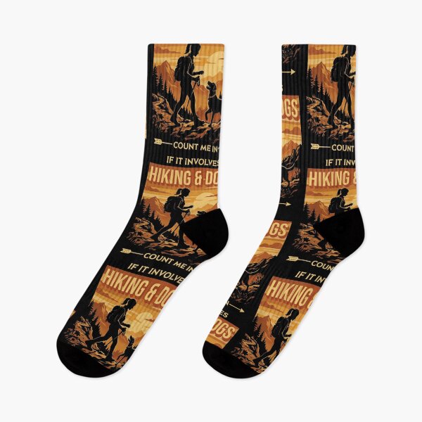 Item preview, Hiking & Dogs Count Me In Hiker Dog Lover designed and sold by d247.