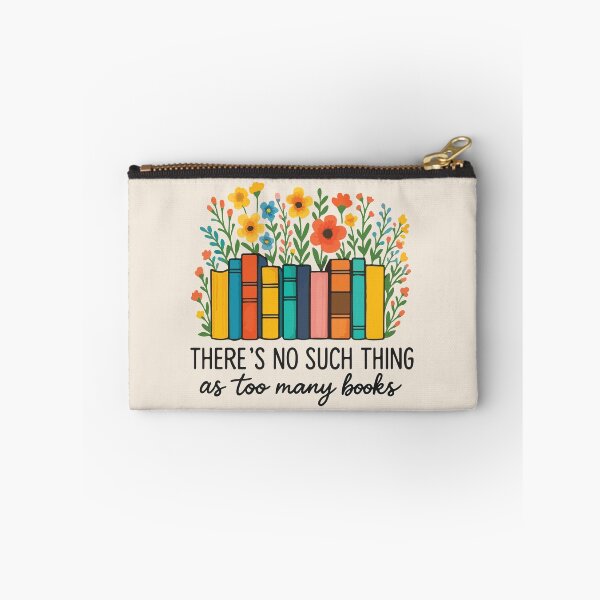 Item preview, There's no such thing as too many books flowers and books  designed and sold by BrownHorse90s.