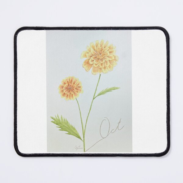 Item preview, Autumn - October Watercolor Flower - Marigold: Devotion designed and sold by MiniRadiance.