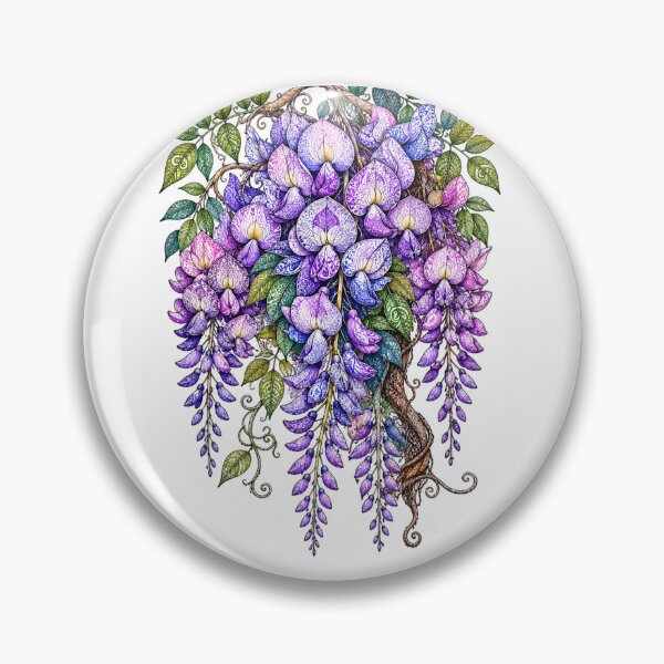 Item preview, Delicate Wisteria designed and sold by PaintedbyCarol.