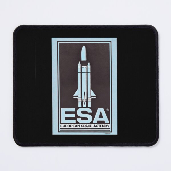 Item preview, European Space Agency Inspired Retro Space Exploration Emblem Design designed and sold by TEEJAMBOREE.